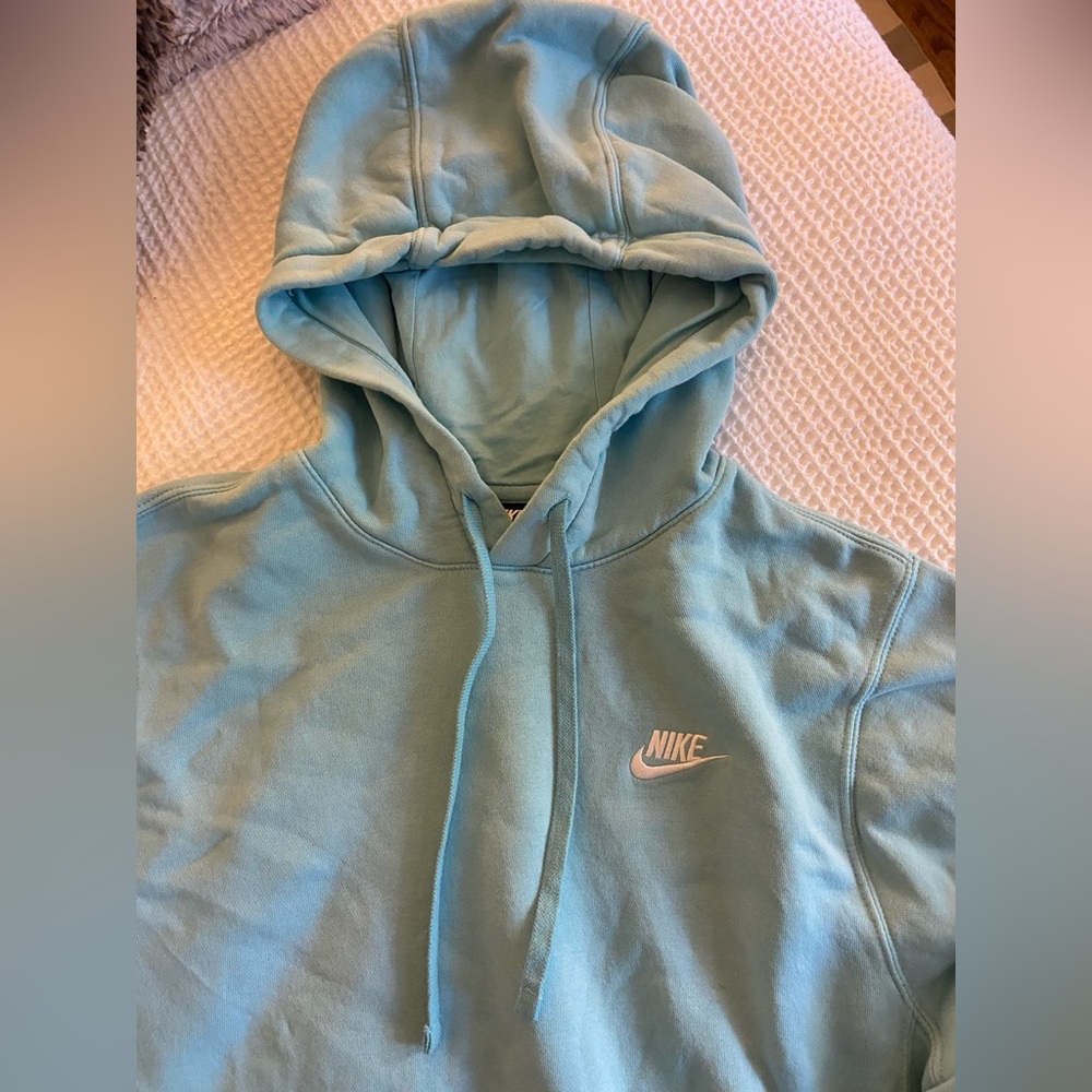 teal nike men’s hoodie